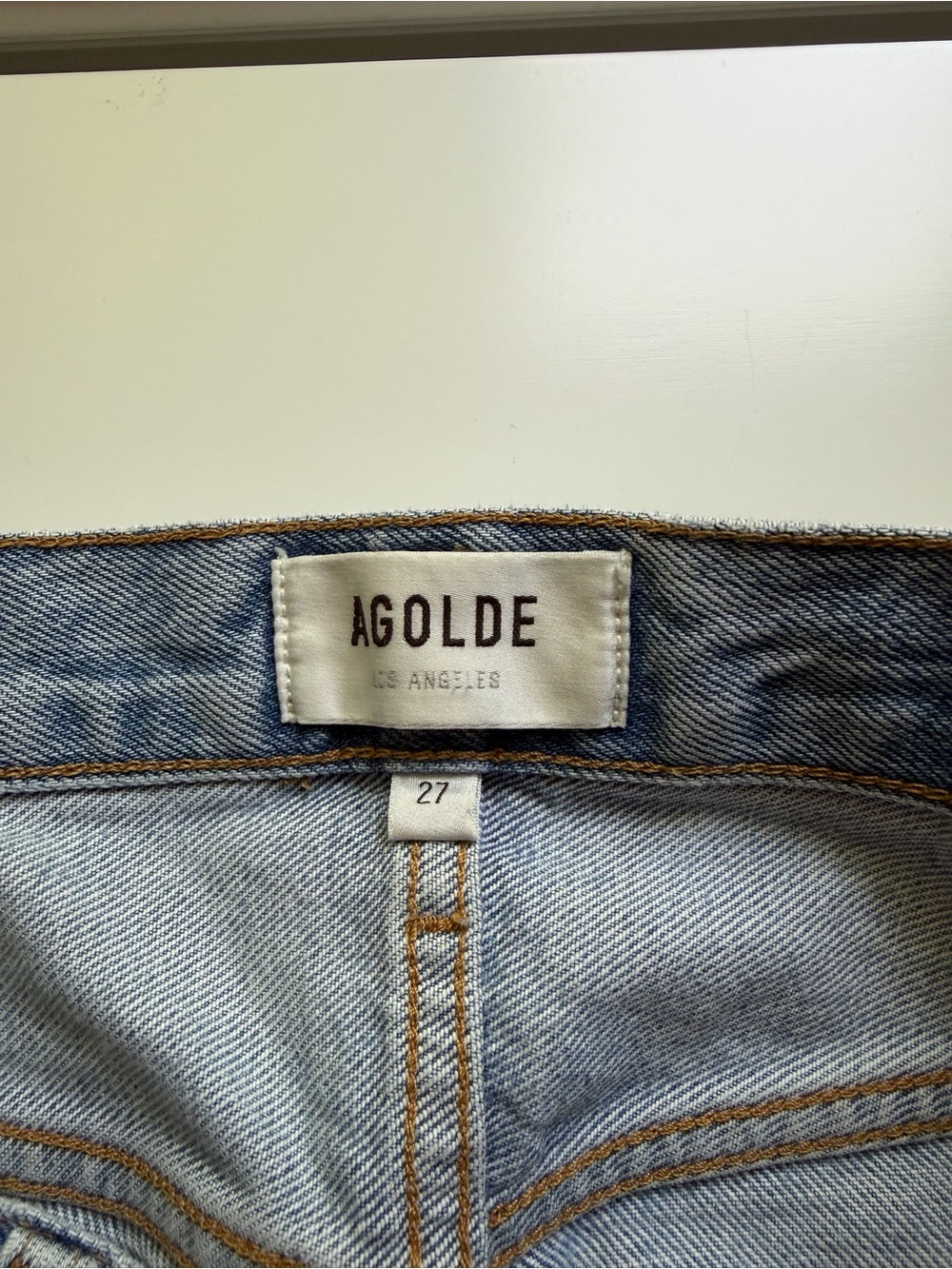 Agolde - Parker Jean Shorts in Farewell, Size 27 - Picture 3 of 5
